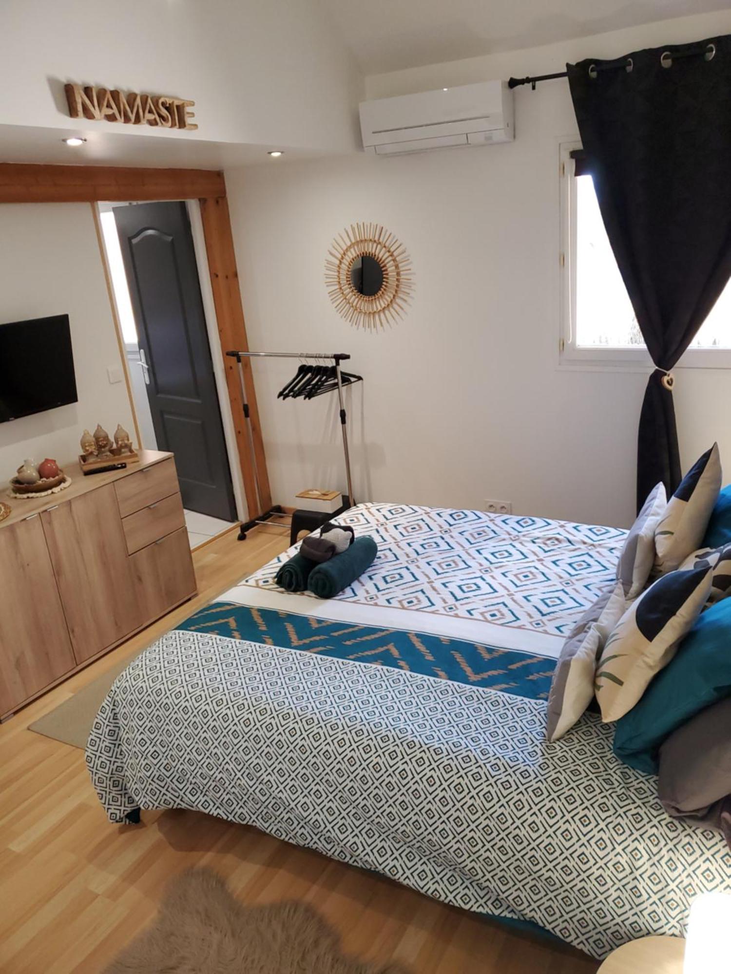 Le Namaste Charmante Maisonnette Climatisee De 45 M2 Brasles Exterior foto